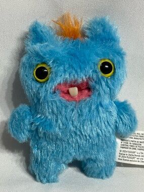 blue Screech character from the Zuru Fuggler Baby Fugg Series 3 collection